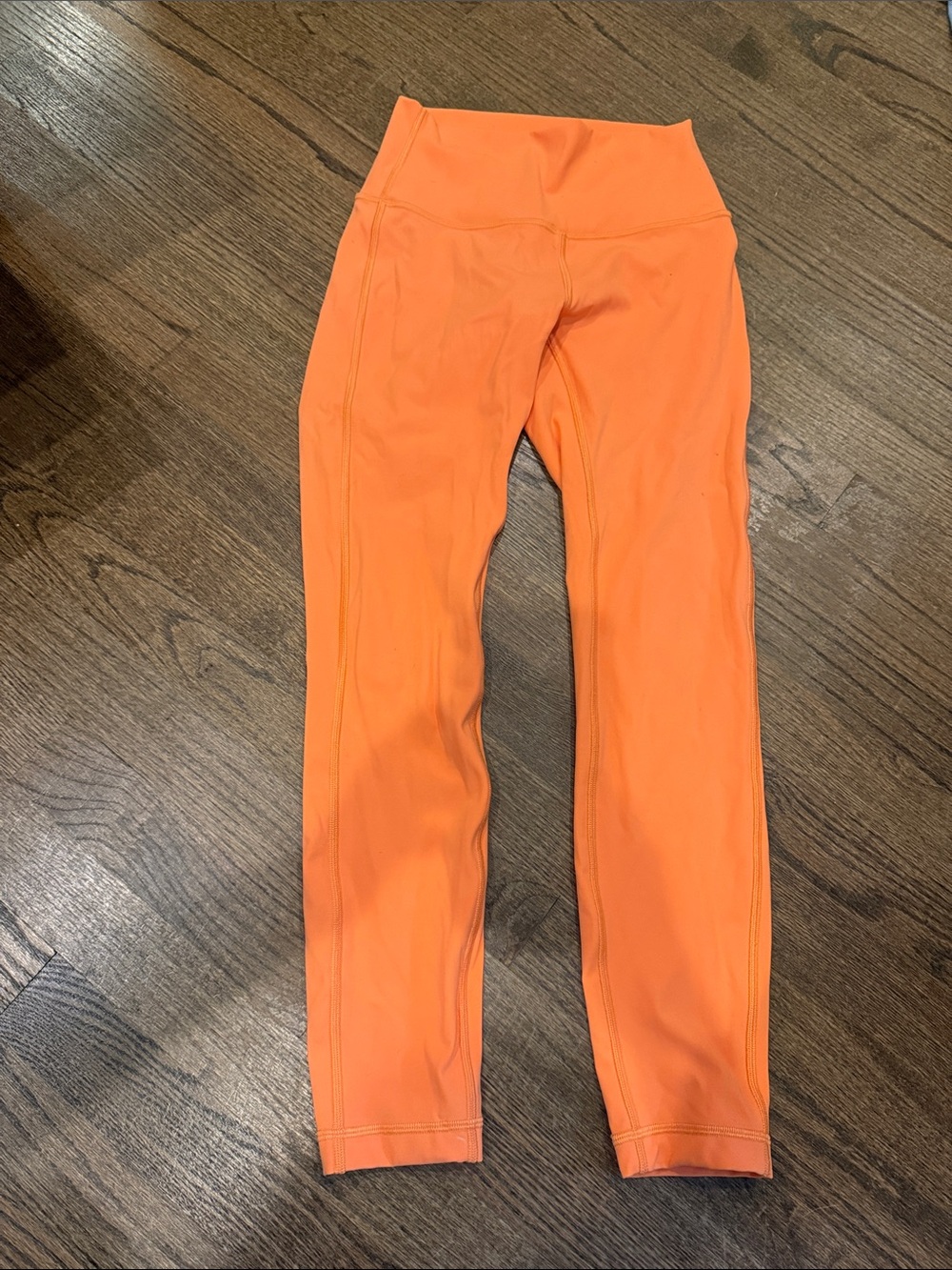 High-Waist Orange Performance Leggings